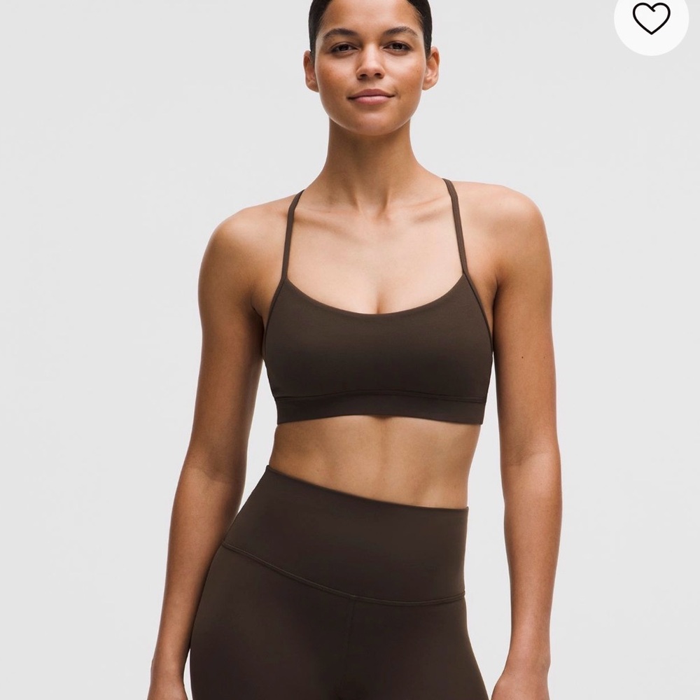 Lululemon Athletica Dark Brown Sports Bra
